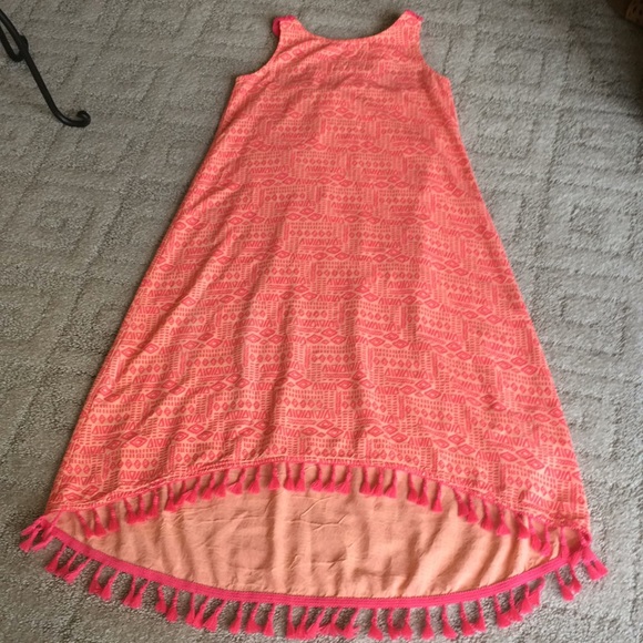 Cat & Jack sleeveless Hi-Lo Dress coverup Size L - Picture 7 of 8